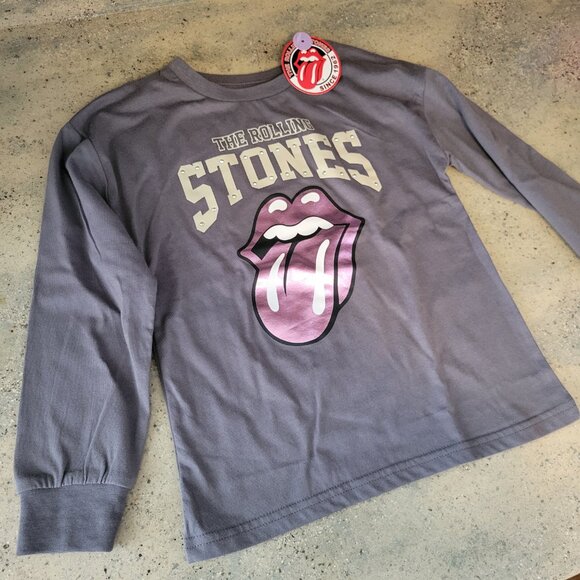 The Rolling Stones Long Sleeve Shirt. Girls XS 4-5 BRAND NEW with Tags - Picture 2 of 4